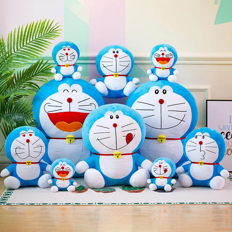 Doraemon 70cm Kawaii Plush Toy Stand By Me Cute Stuffed Plushie Doll Cartoon Cat Animal Sofa Bed Pillow Toy Christmas Gifts Toys