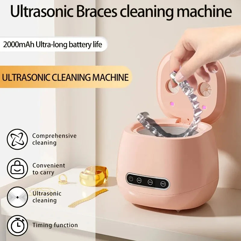 48Khz USB Ultrasonic Cleaner – for Dentures, Jewelry & More