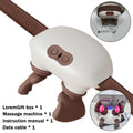 2 In1 Neck Back Massage Bionic Shoulder Massage Pillow Heated Knead Cervic Body Fatigue Relief Relax Muscle Gifts for Female/Man