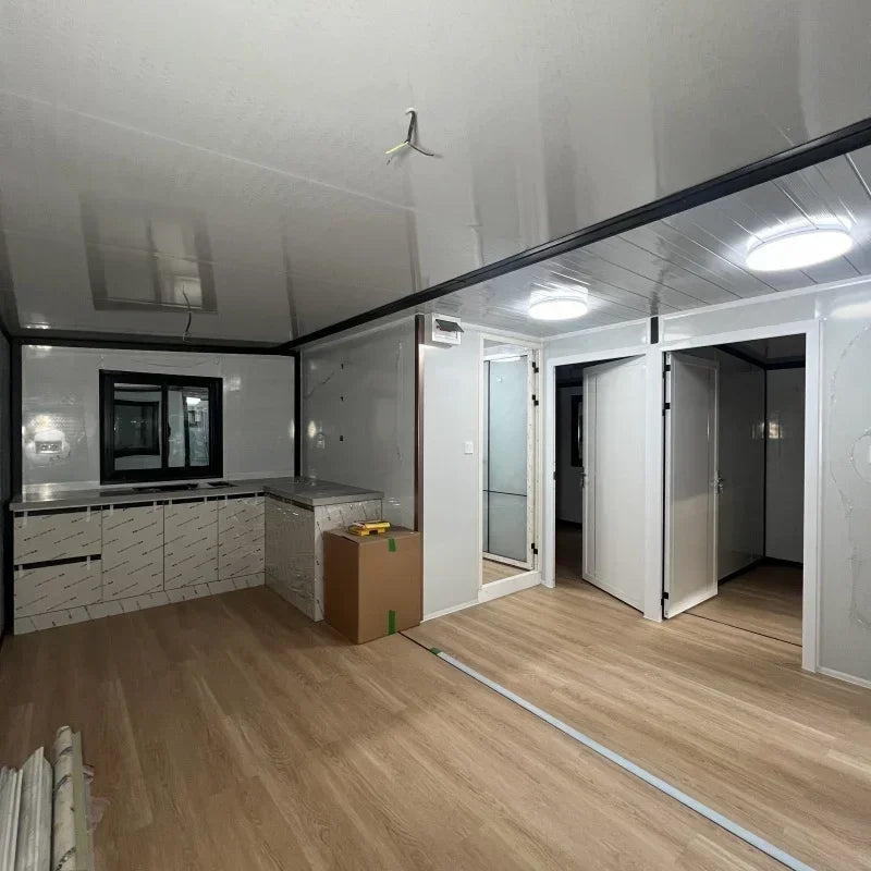 Customized Special Design 20 Ft Luxury Model House Prefab Modular Homes Expandable Container House Prefab Houses