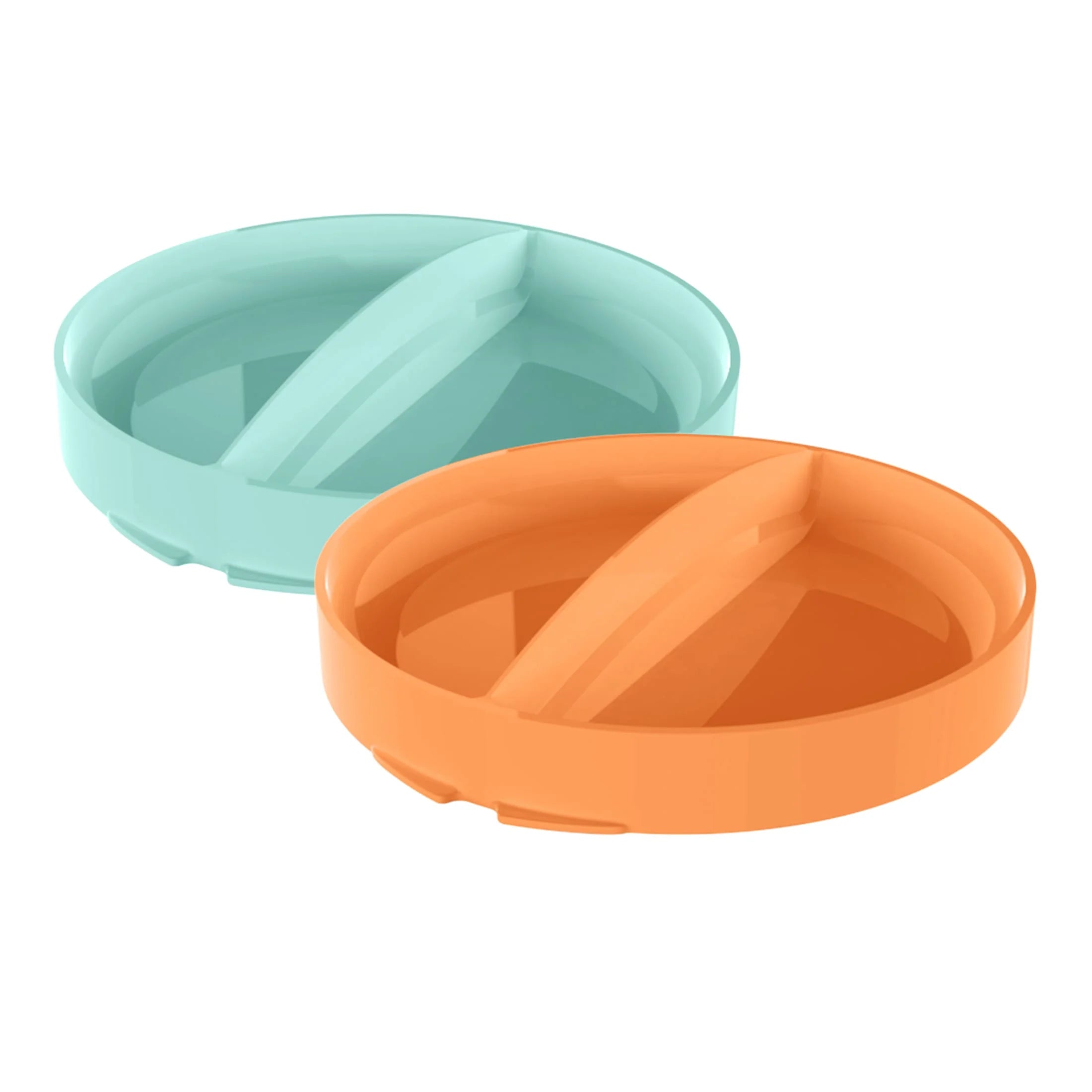 Deluxe Learn-To-Dine Feeding Seat for Ages 6 Months to 3 Years in Orange and Teal