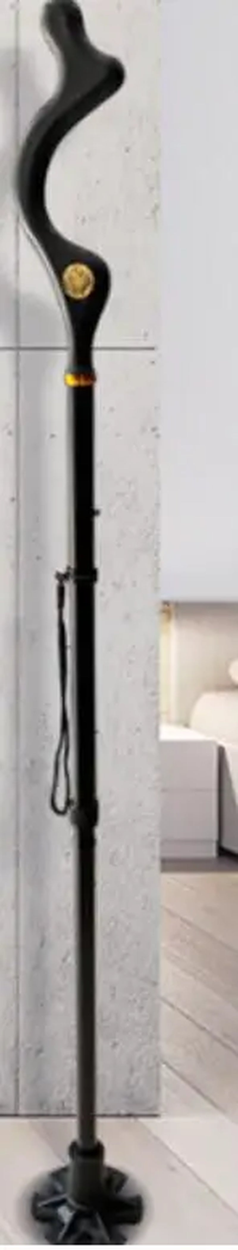 Foldable Telescopic Folding Walking Stickelderly Walking Aidtelescopic Foldable Rotating LED Lights Four Legs Walking Stick
