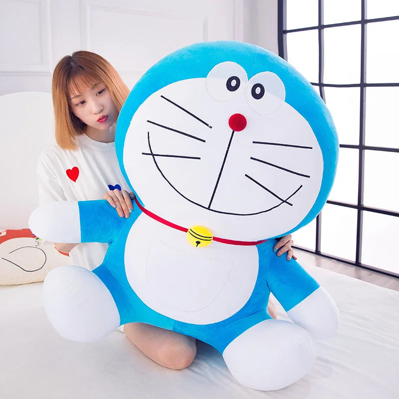 Doraemon 70cm Kawaii Plush Toy Stand By Me Cute Stuffed Plushie Doll Cartoon Cat Animal Sofa Bed Pillow Toy Christmas Gifts Toys
