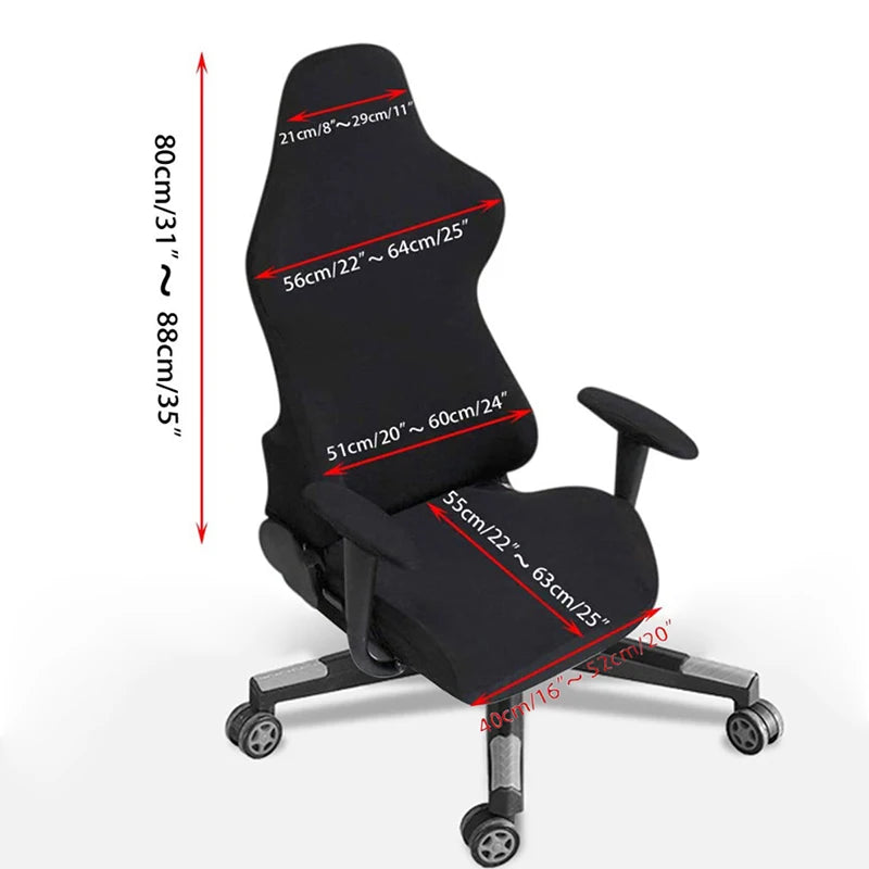Spandex Gaming Chair Covers Stretch Office Chair Cover for Computer Chair Covers Customize Chair Cover for Armchair Seat Cover