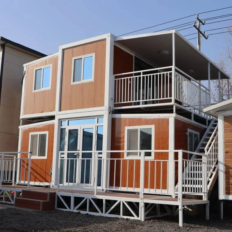 Flat Pack Folding Container House 20ft Prefab Modular Tiny Home Portable Mobile Office Living Expandable Quick Build