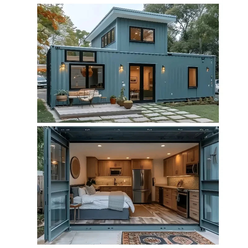 New Design Prefabricated 20FT 40FT Container Expandable House Steel Structure Prefab Sale Movable Home