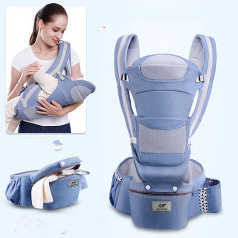 Ergonomic 3-in-1 Baby Carrier with Hipseat and Front-Facing Design