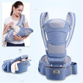 Ergonomic 3-in-1 Baby Carrier with Hipseat and Front-Facing Design