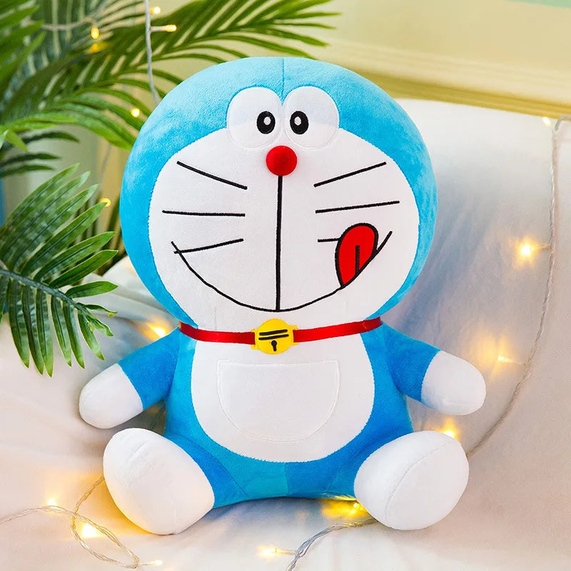 Doraemon 70cm Kawaii Plush Toy Stand By Me Cute Stuffed Plushie Doll Cartoon Cat Animal Sofa Bed Pillow Toy Christmas Gifts Toys