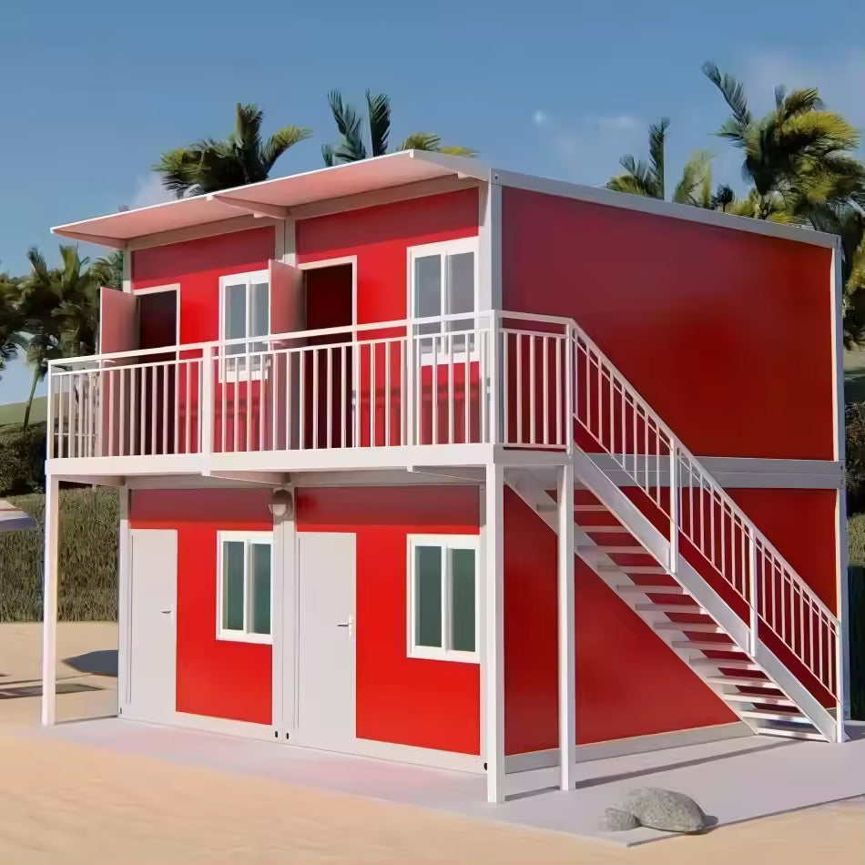 Prefab Cabin 40ft Container House With 3 Bedroom Expandable Container House for Home Use