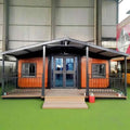 Flat Pack Folding Container House 20ft Prefab Modular Tiny Home Portable Mobile Office Living Expandable Quick Build